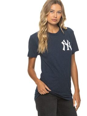 NIB Unisex New York Yankees Aviator Nation x MLB Navy Tri-T-Shirt Size small